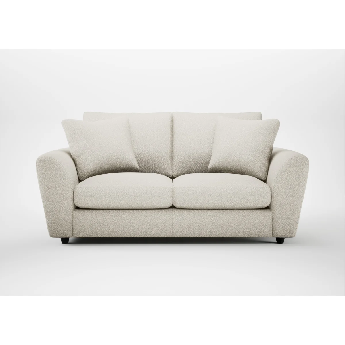 Heal's Snooze 3 Seater Sofa Linen Grenadine Black Feet – image 2