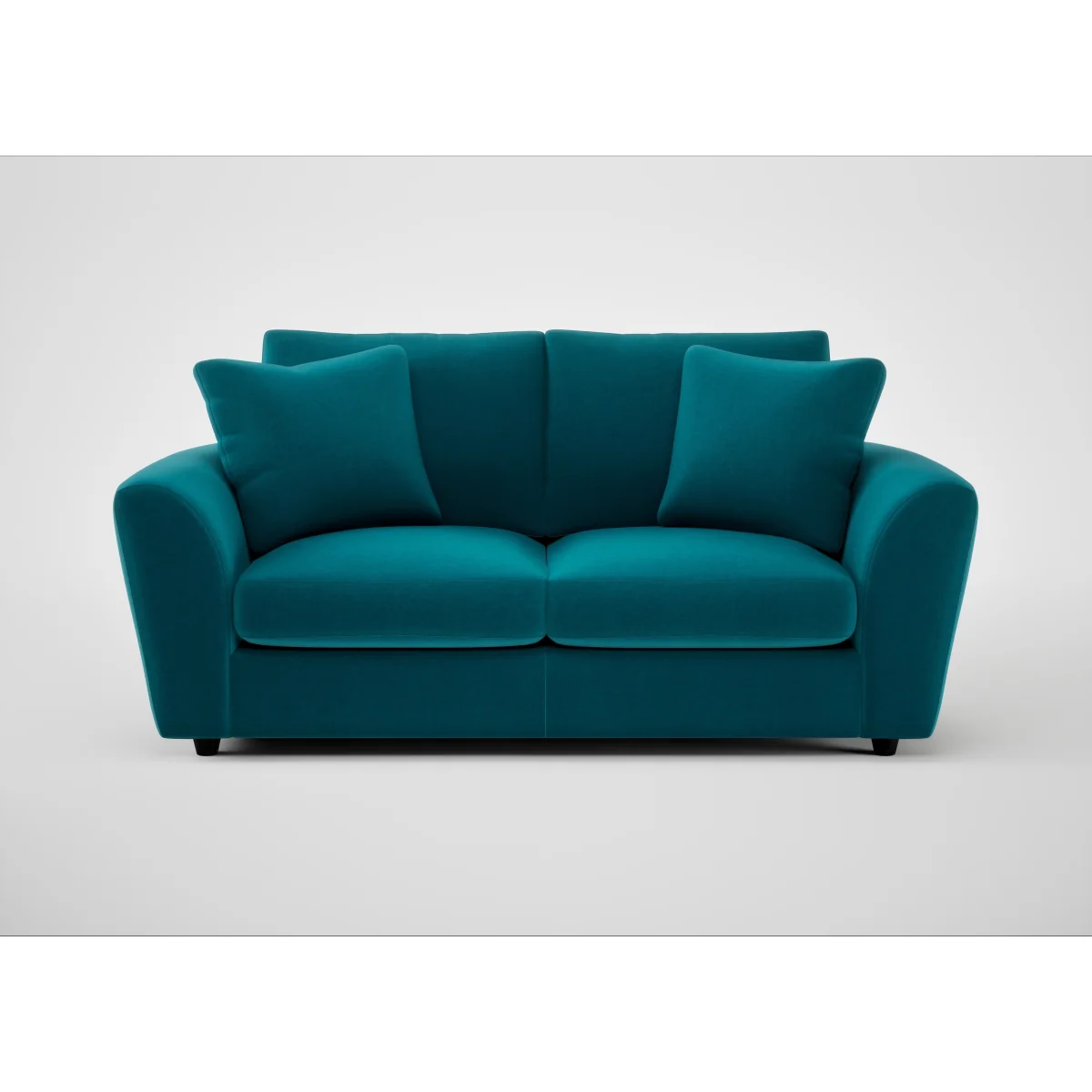 Heal's Snooze 3 Seater Sofa Linen Grenadine Black Feet – image 5