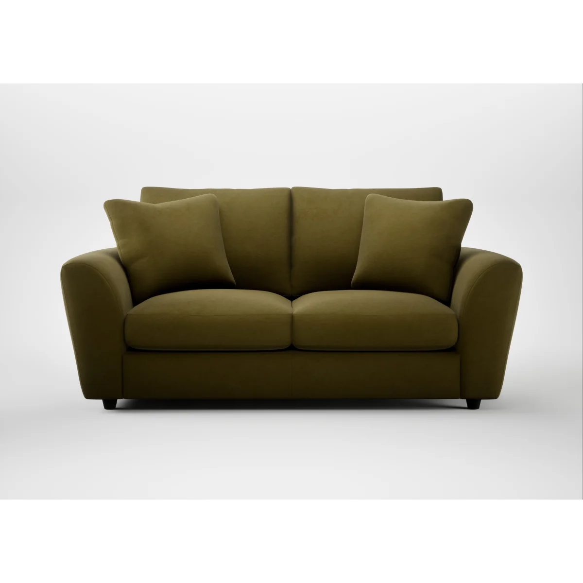 Heal's Snooze 3 Seater Sofa Linen Grenadine Black Feet – image 6
