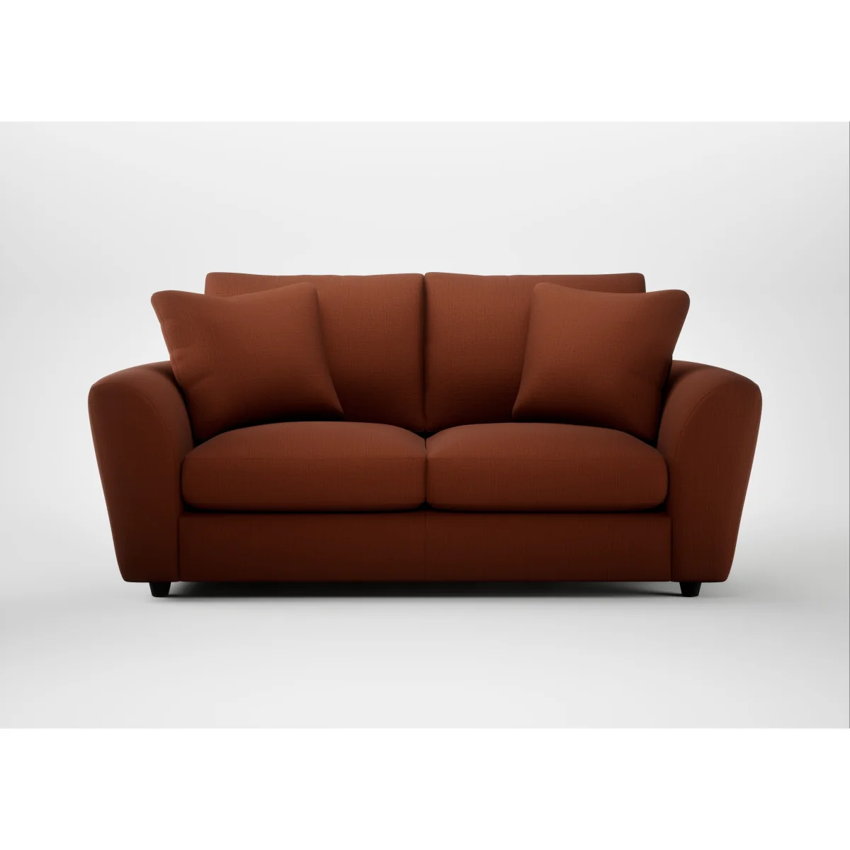 Heal's Snooze 3 Seater Sofa Linen Grenadine Black Feet – image 8