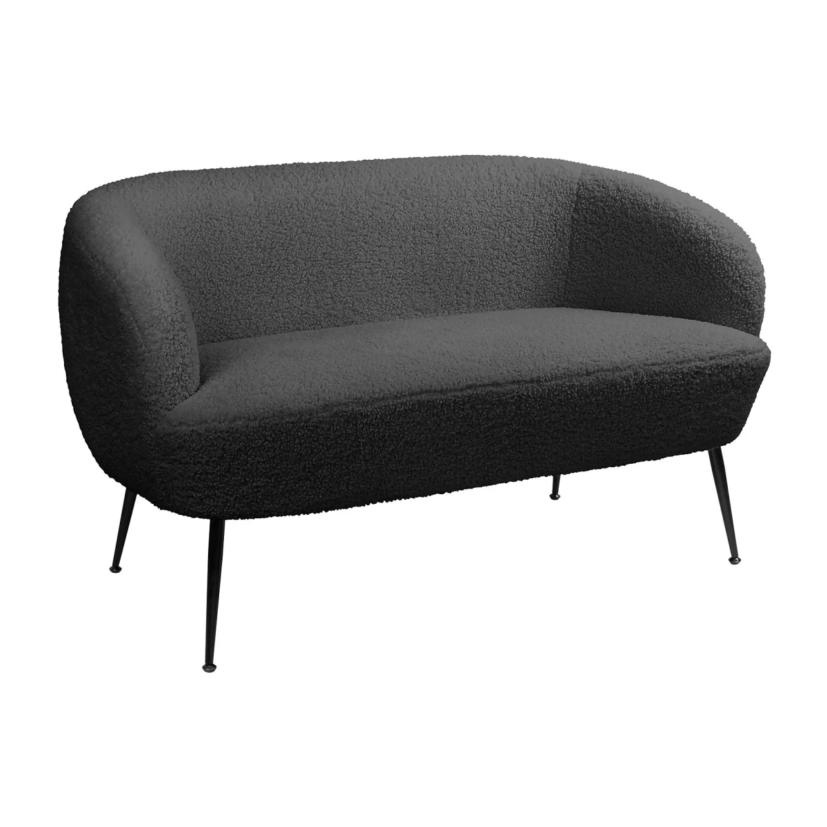 Tori Boucle Tub Sofa - Black