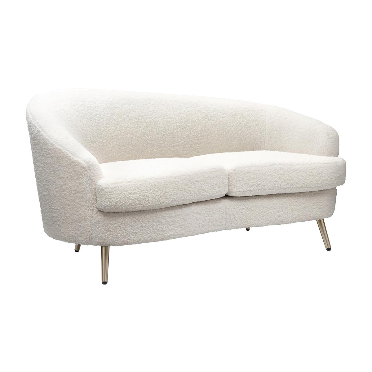 Lucie Asymmetric 2 Seater Sofa - Boucle – image 1