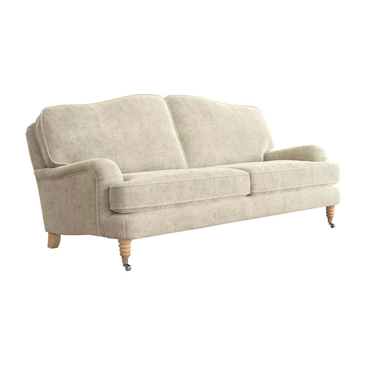 Laura Ashley Lynden Large 3 Seater Sofa, Oak Leg – image 1