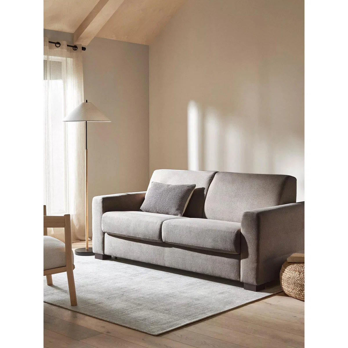 John Lewis Slumber Large 3 Seater Sofa Bed, Dark Leg – image 6