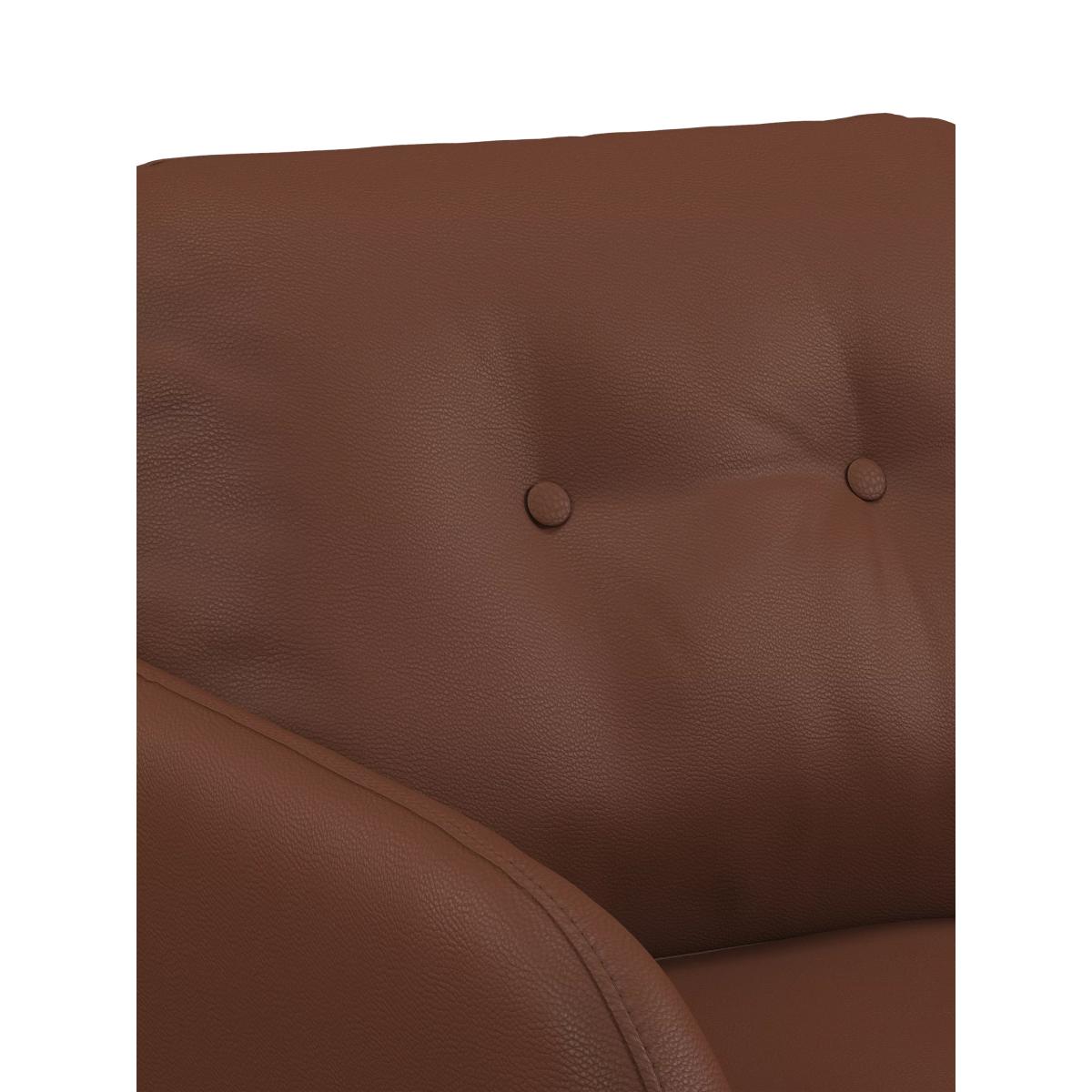 John Lewis Arlo Large 3 Seater Leather Sofa, Light Leg – image 5