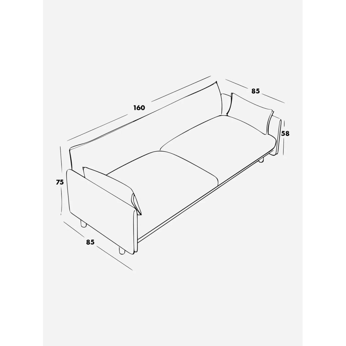 Cozmo Cozy 2 Seater Sofa – image 7