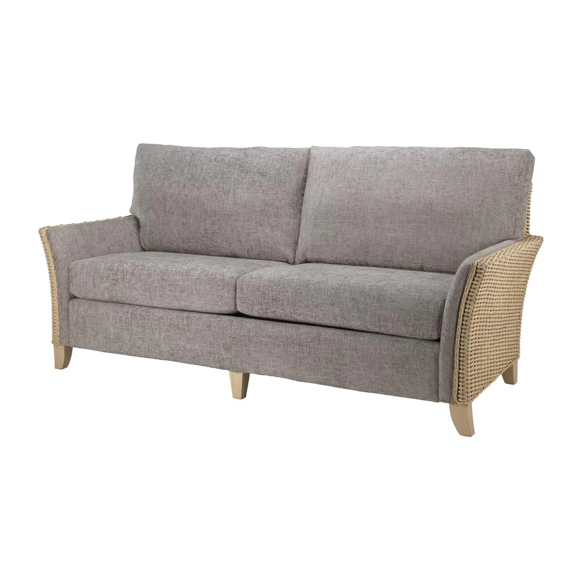 Desser Arlington Rattan 3-Seater Sofa, Grey – image 1