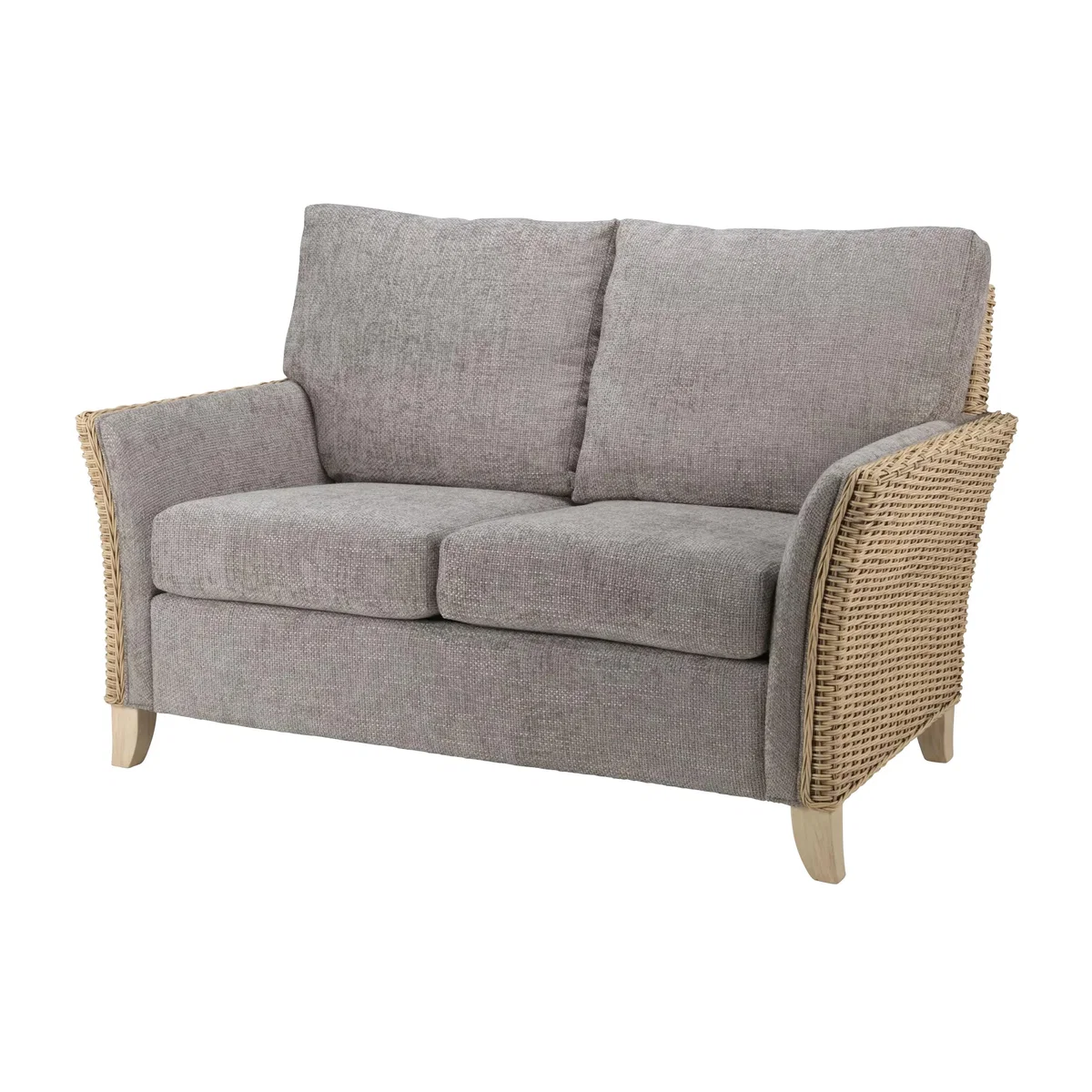 Desser Arlington Rattan 2-Seater Sofa, Grey – image 1