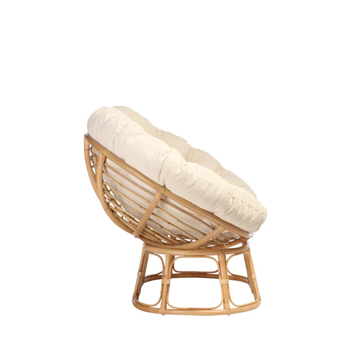 Desser Papasan Rattan 2-Seater Sofa, Cloud – image 3