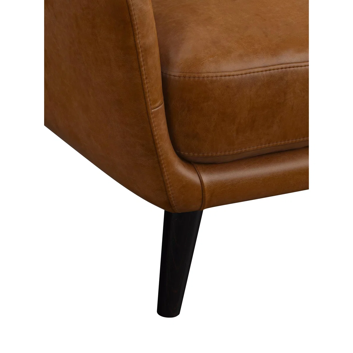 John Lewis Arlo Medium 2 Seater Leather Sofa, Dark Leg – image 6