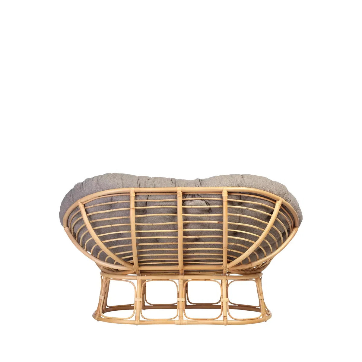 Desser Papasan Rattan 2-Seater Sofa, Grey – image 5