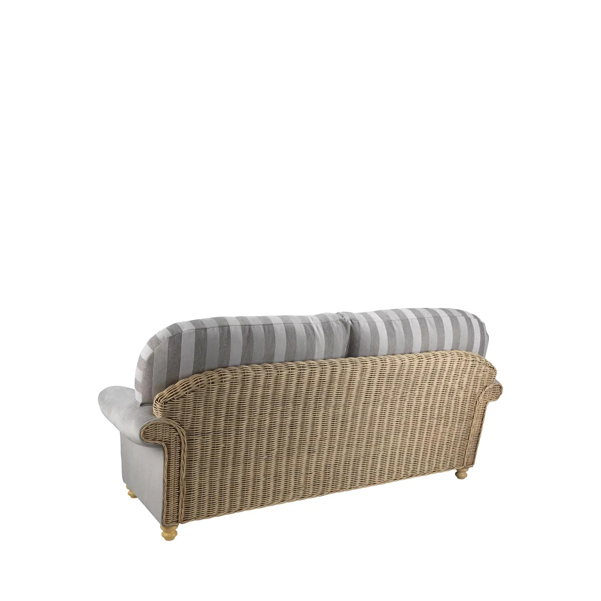 Desser Samford Rattan 3-Seater Sofa, Grey – image 3