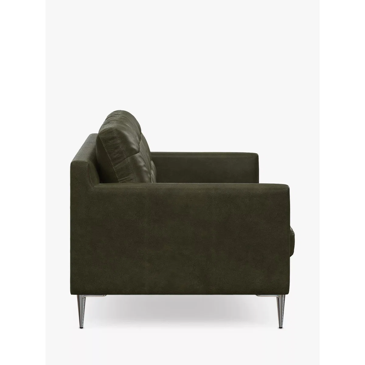 John Lewis Draper II Grand 4 Seater Leather Sofa, Metal Leg – image 2
