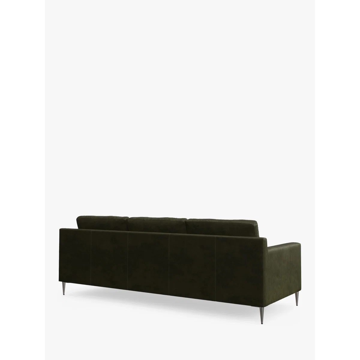 John Lewis Draper II Grand 4 Seater Leather Sofa, Metal Leg – image 3