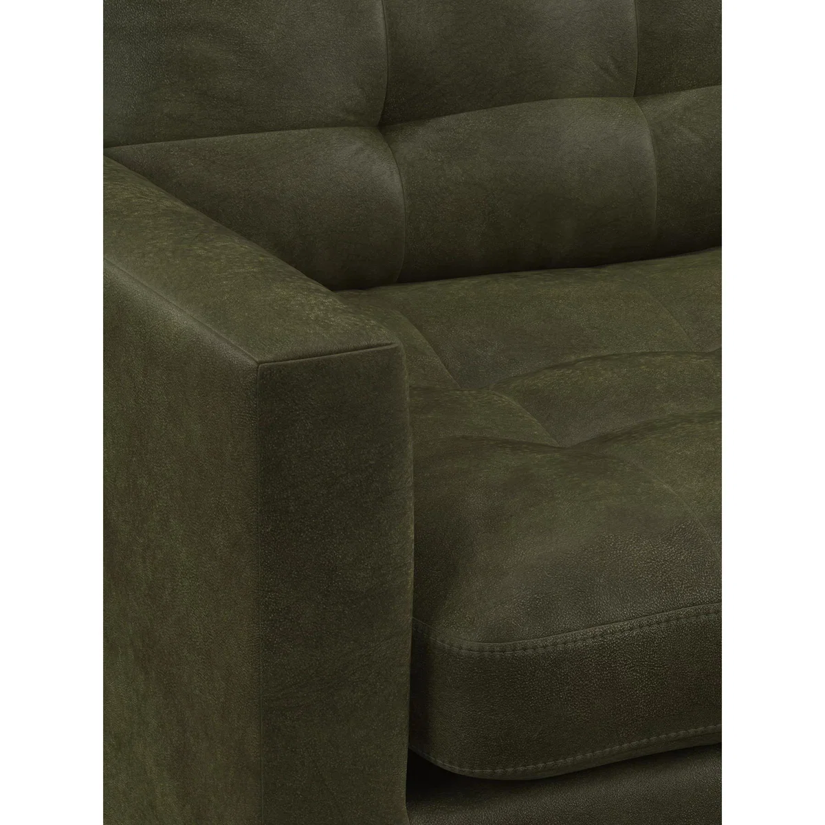 John Lewis Draper II Grand 4 Seater Leather Sofa, Metal Leg – image 5