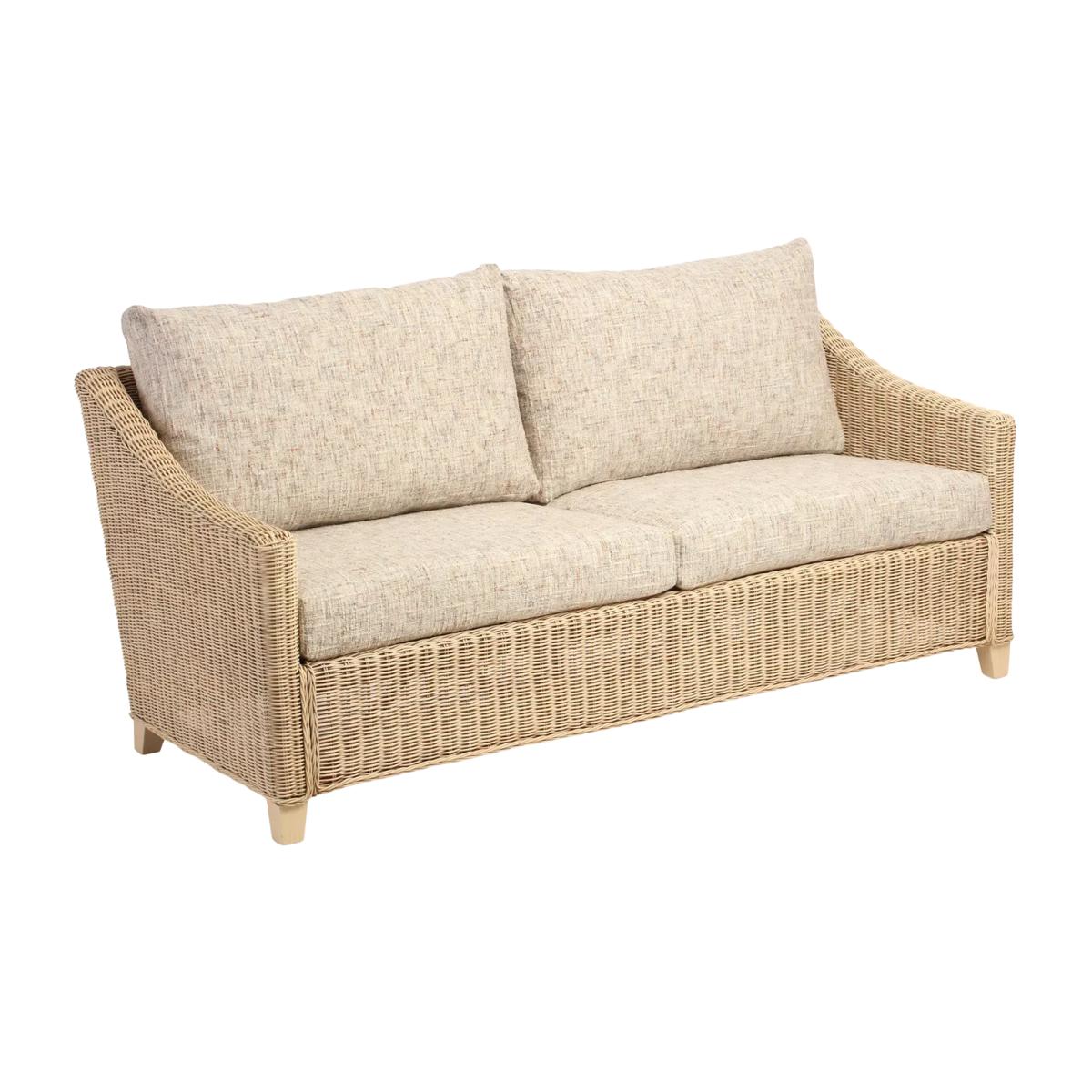Desser Dijon Rattan 3-Seater Sofa, Farrow – image 1