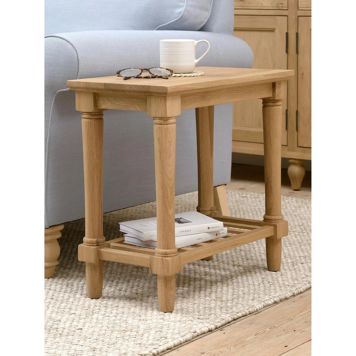 Cotswold Elkstone Sofa Table, Mellow Oak – image 2