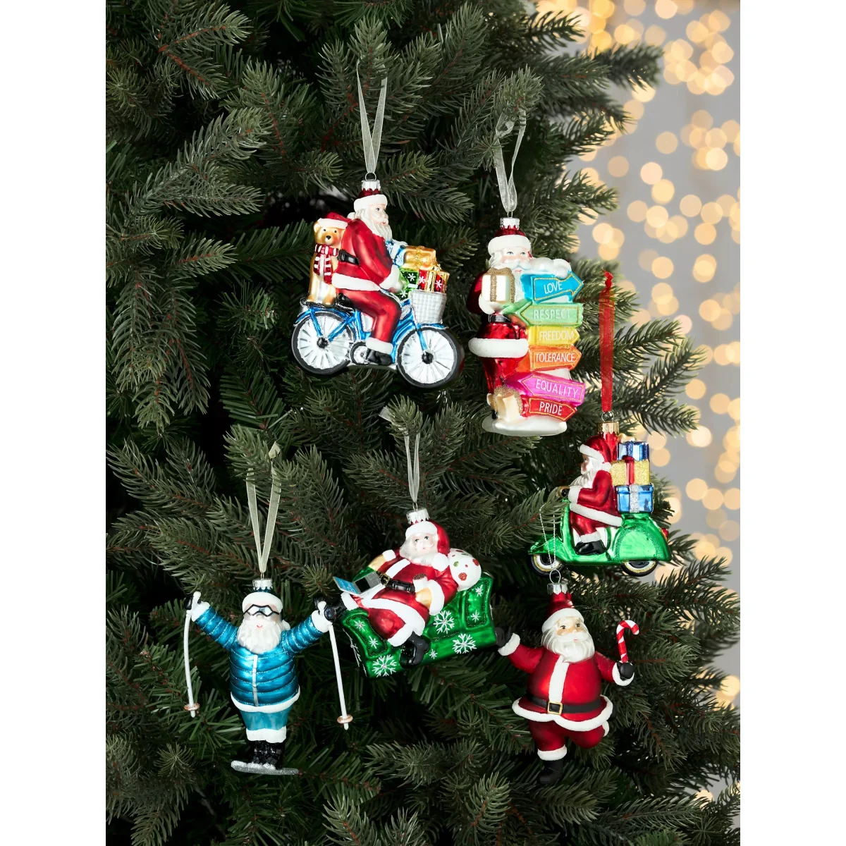 John Lewis WFH Sofa Santa Bauble – image 3