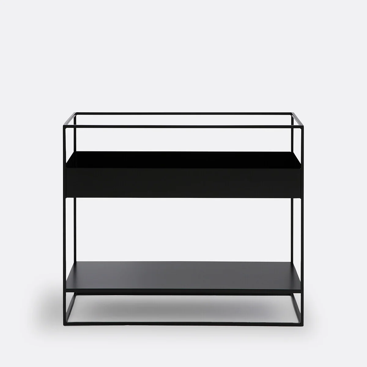 Hiba Metal Sofa Shelving Unit / Vinyl Storage – image 3