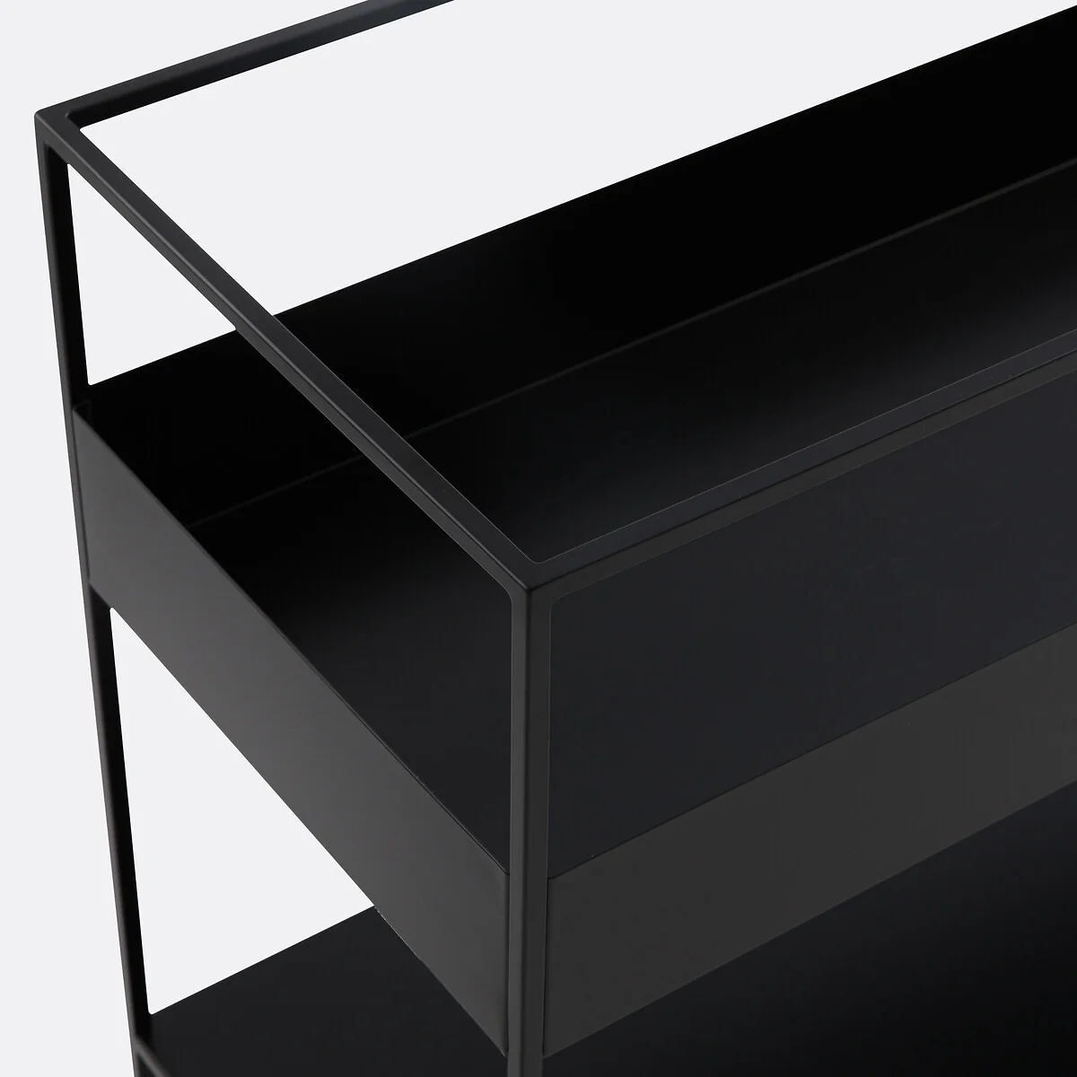 Hiba Metal Sofa Shelving Unit / Vinyl Storage – image 4