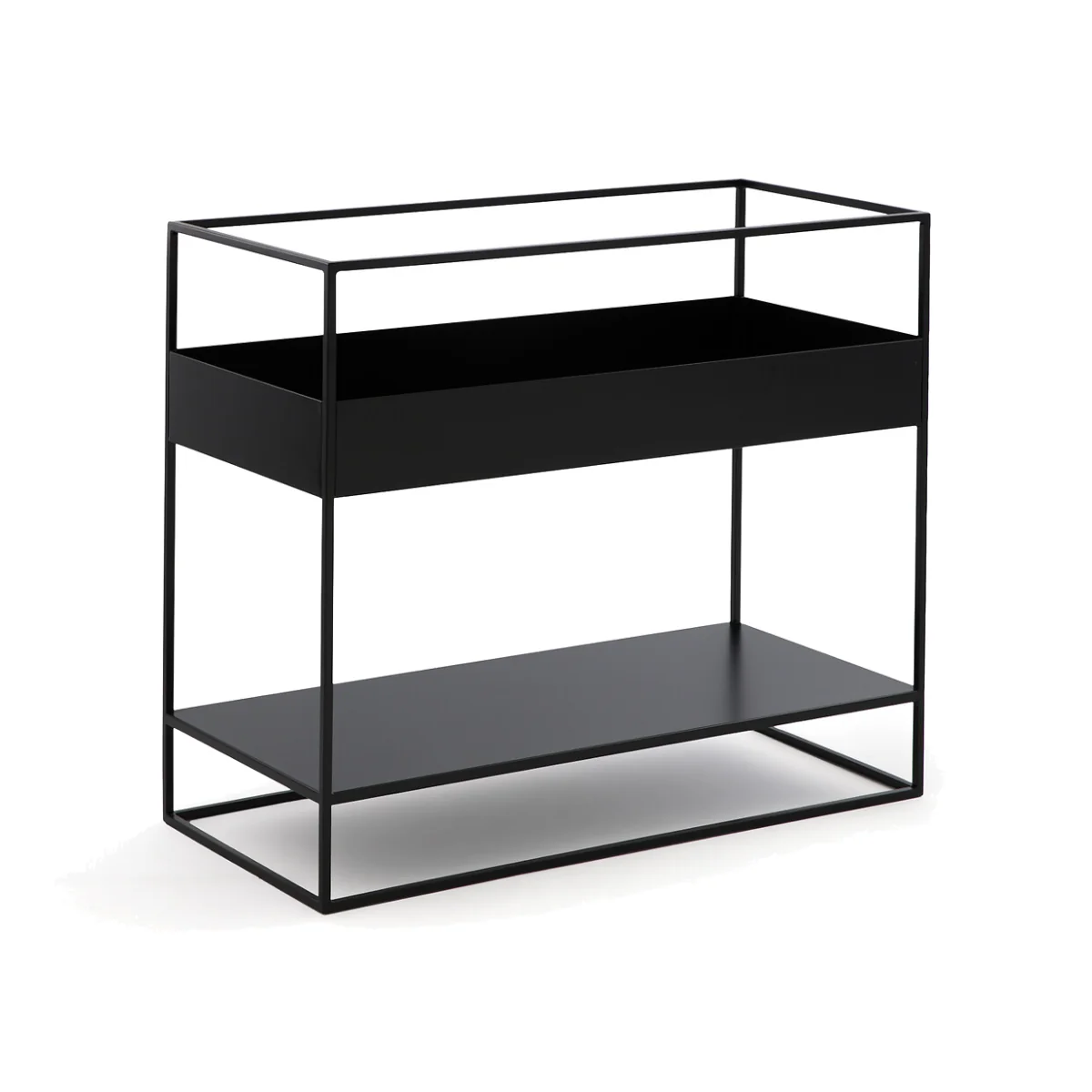 Hiba Metal Sofa Shelving Unit / Vinyl Storage – image 1