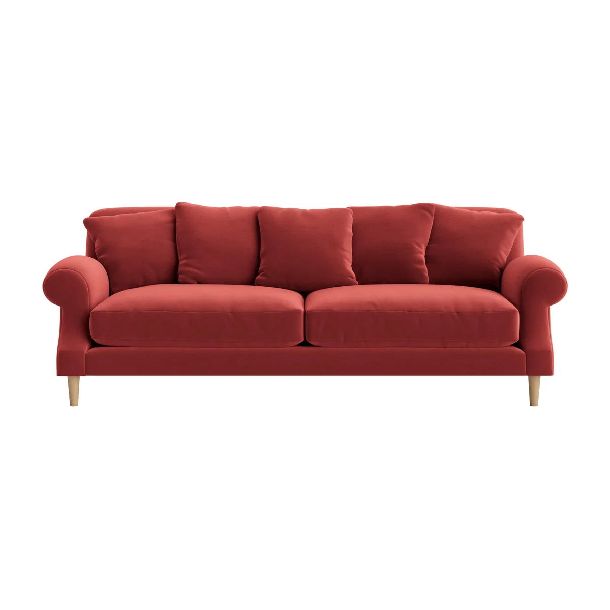 Crumpet Sofa - Large - Clever Velvet - Rocking Horse – image 1