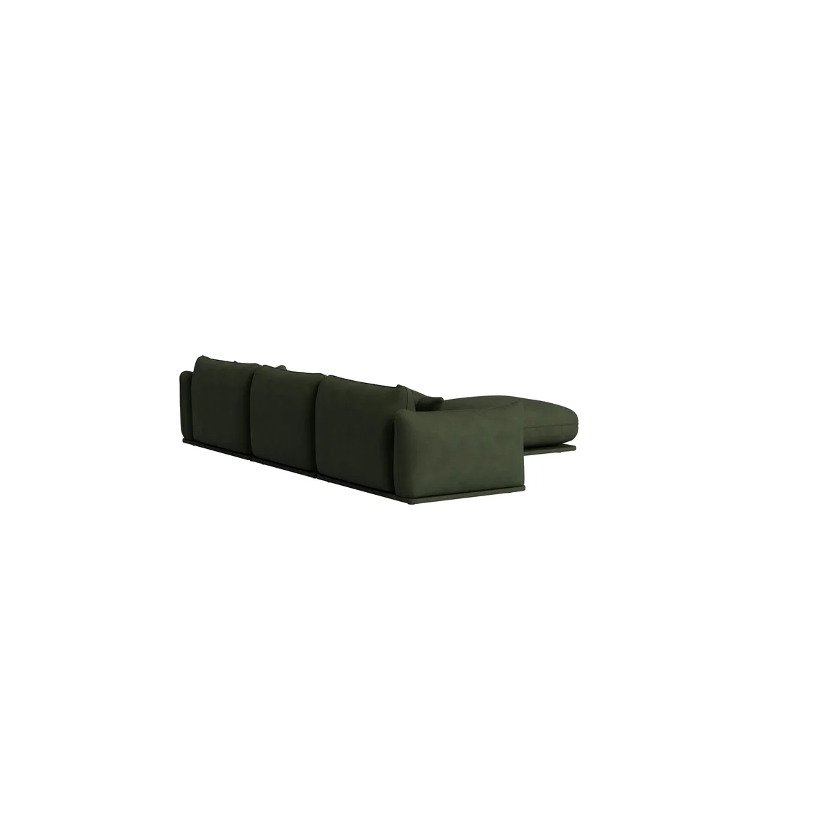 Blockbuster Modular Sofa with Footstool, Large (Woody Walk Clever Cotton) – image 3