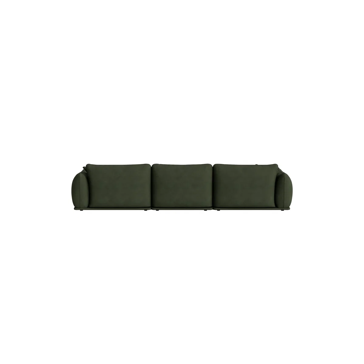 Blockbuster Modular Sofa with Footstool, Large (Woody Walk Clever Cotton) – image 4