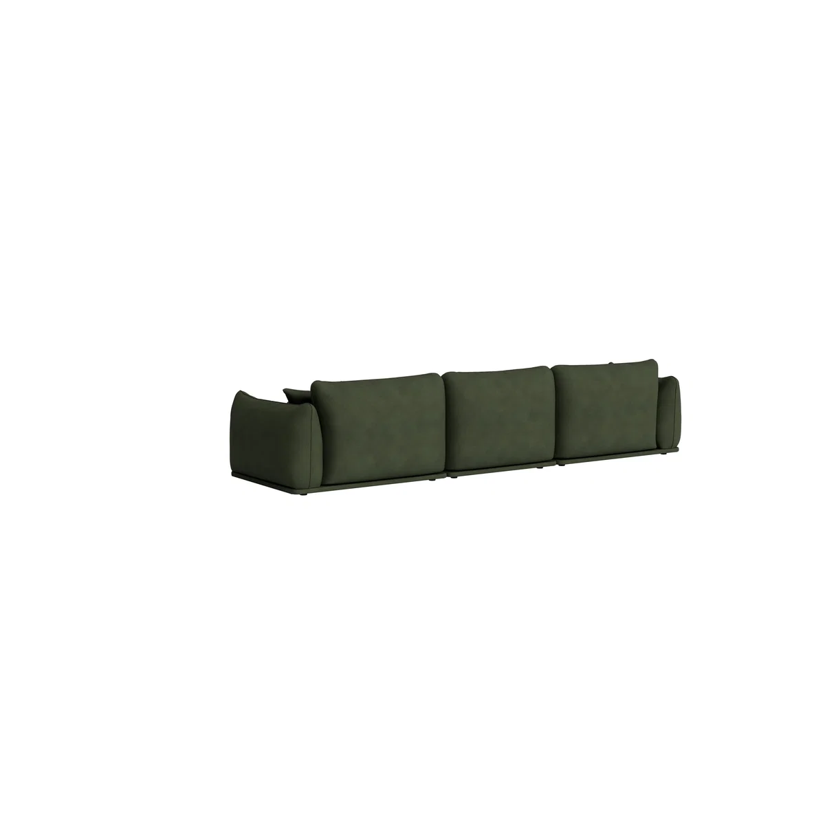 Blockbuster Modular Sofa with Footstool, Large (Woody Walk Clever Cotton) – image 5
