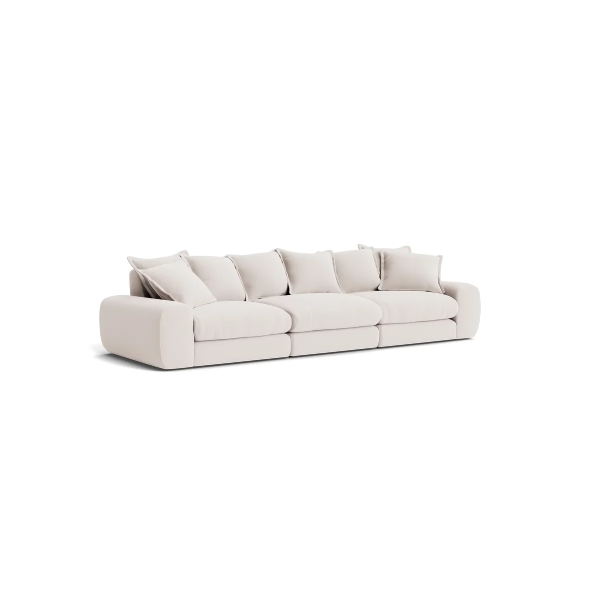 Wodge Modular Sofa, Large (Wooden Spoon Clever Slubby Linen) – image 2