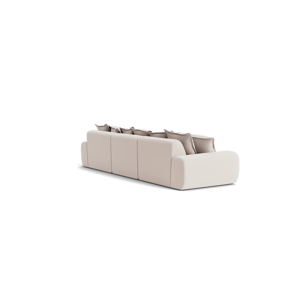 Wodge Modular Sofa, Large (Wooden Spoon Clever Slubby Linen) – image 3