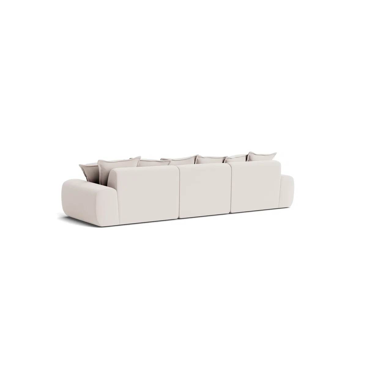 Wodge Modular Sofa, Large (Wooden Spoon Clever Slubby Linen) – image 5