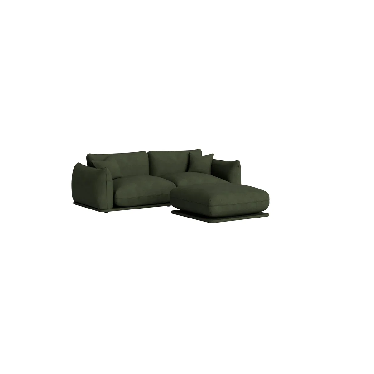 Blockbuster Modular Sofa with Footstool, Medium (Woody Walk Clever Cotton) – image 2