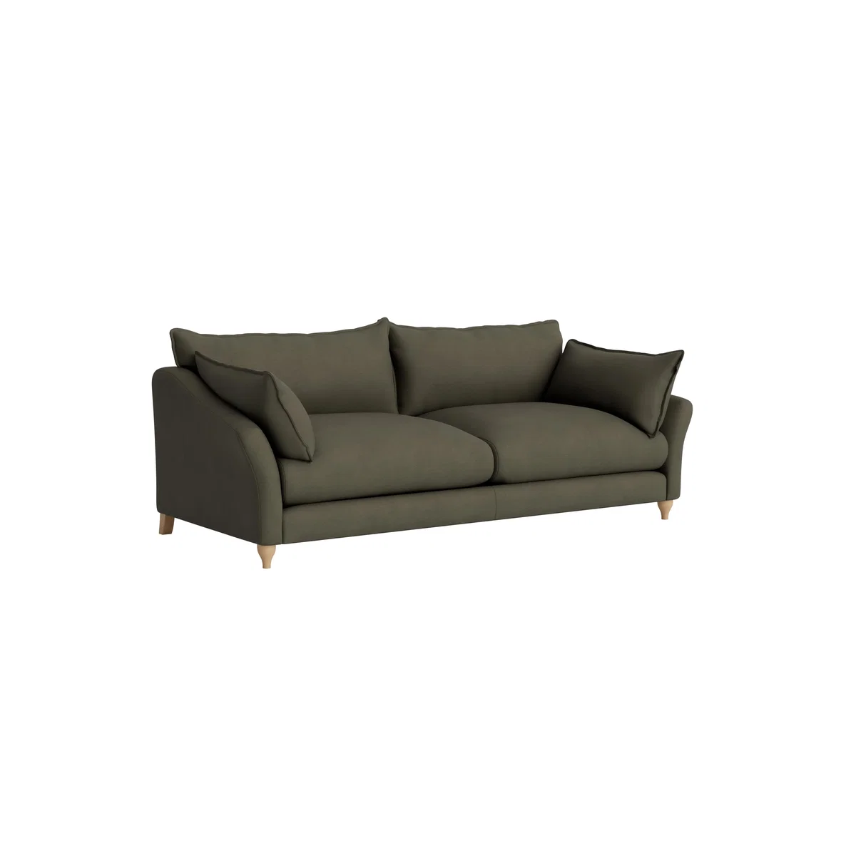 Brioche Flat-Packed Sofa, Large (Woody Walk Clever Cotton) – image 2