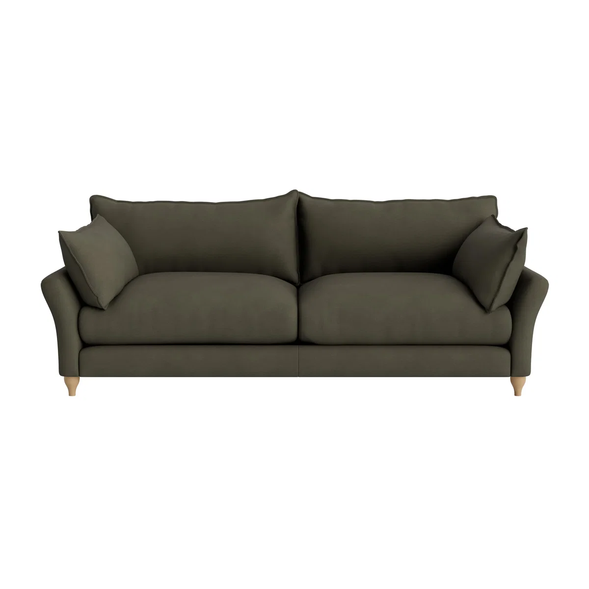 Brioche Flat-Packed Sofa, Large (Woody Walk Clever Cotton) – image 1