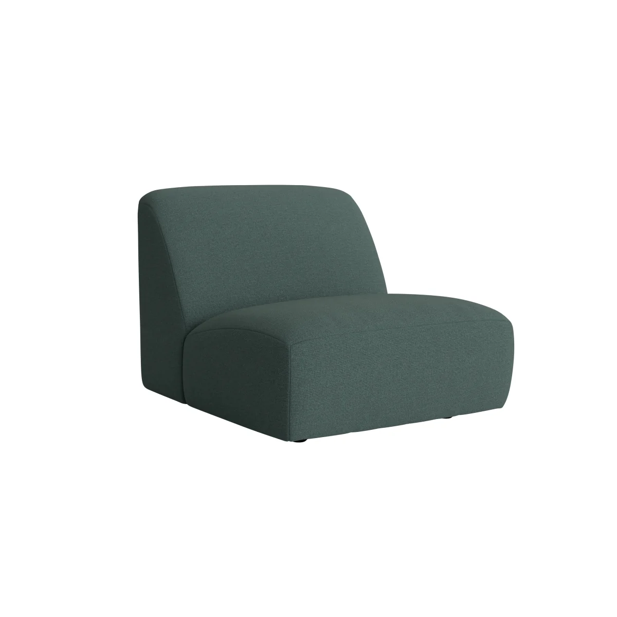 Squishblocks Armless Love Seat (Scattered Showers Clever Slubby Linen) – image 2