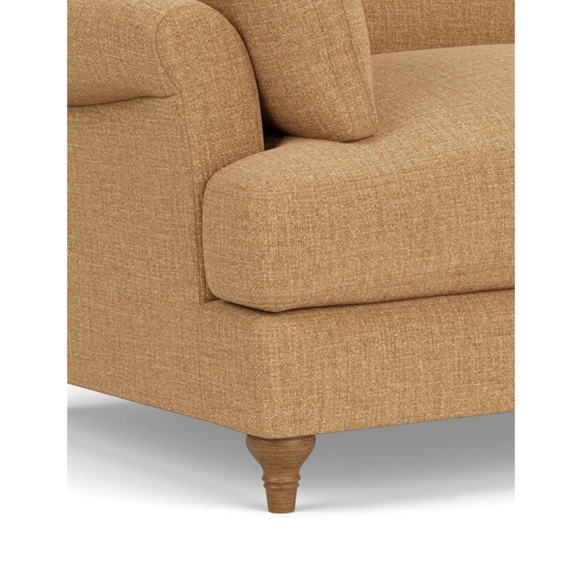 BARKER AND STONEHOUSE Isla Fabric Extra Large 3 Seater Sofa Khaki – image 5
