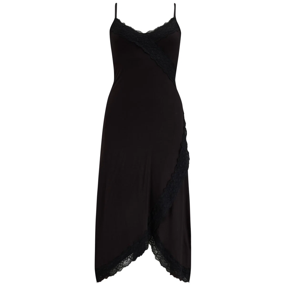 Pour Moi Women's Sofa Loves Lace Hidden Support Chemise - 12 - Black, Black – image 2
