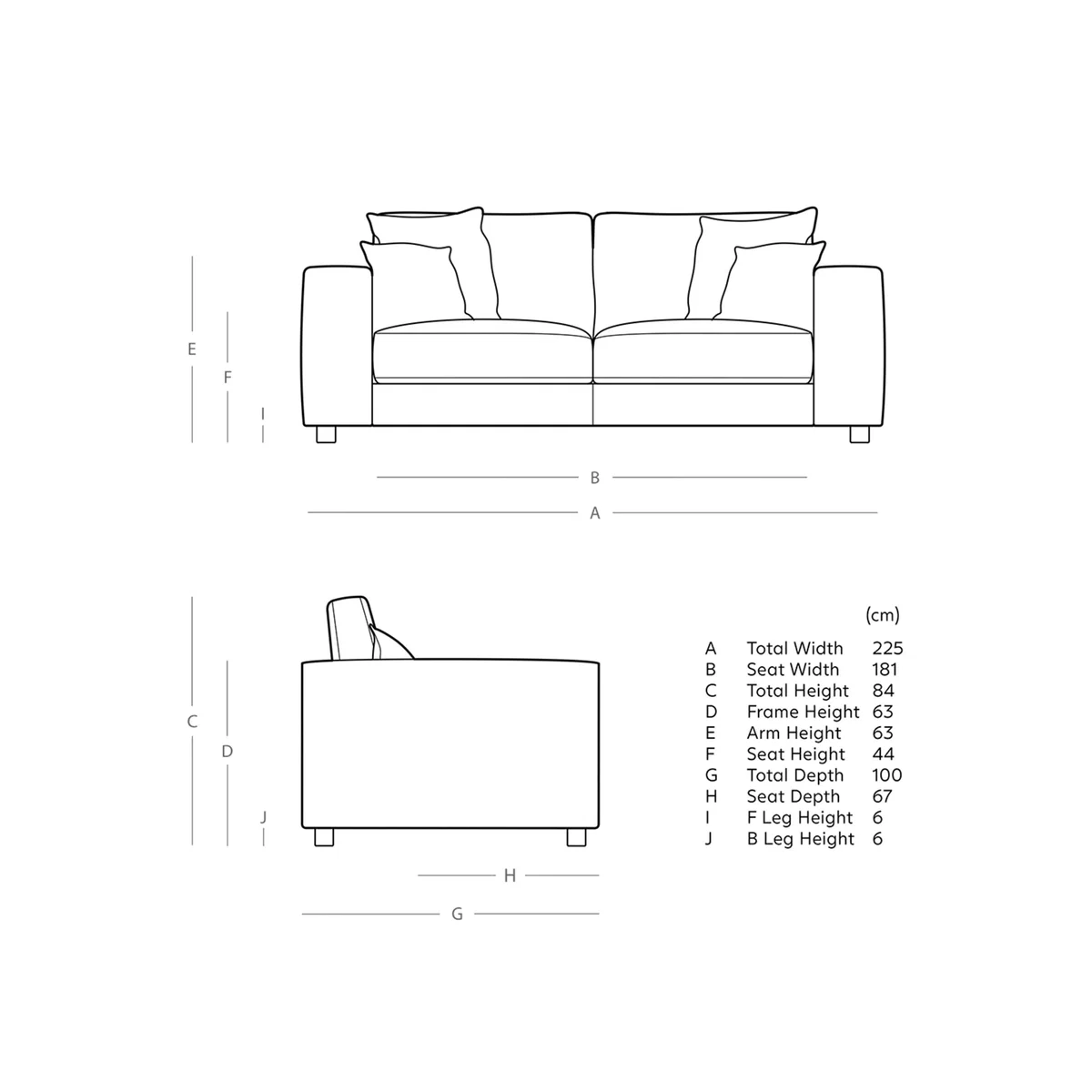 Swoon Easy Velvet 3 Seater Sofa Green – image 6