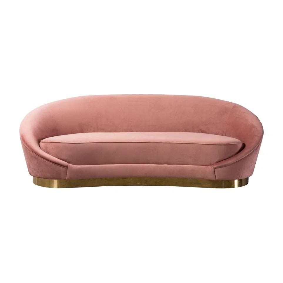 Selini Three Seat Sofa - Blush Pink – image 1
