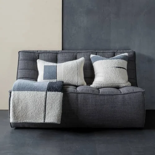 N701 Straight sofa textile grey / UK version - 2 seater - L 140 cm - Ethnicraft – image 6