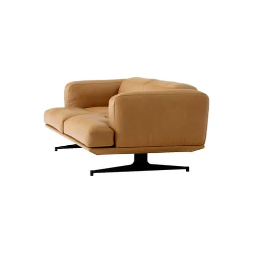 Inland AV22 Straight sofa leather brown / 2 seats - L 179 cm - Leather - &tradition – image 2