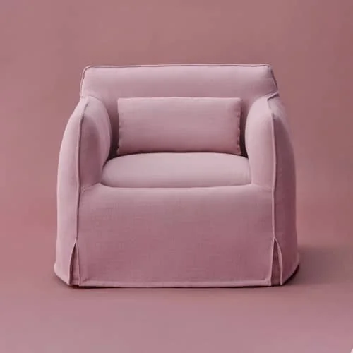 Accessory textile pink / Mimi Sofa Cushion - 48 x 22 cm - Hay – image 2