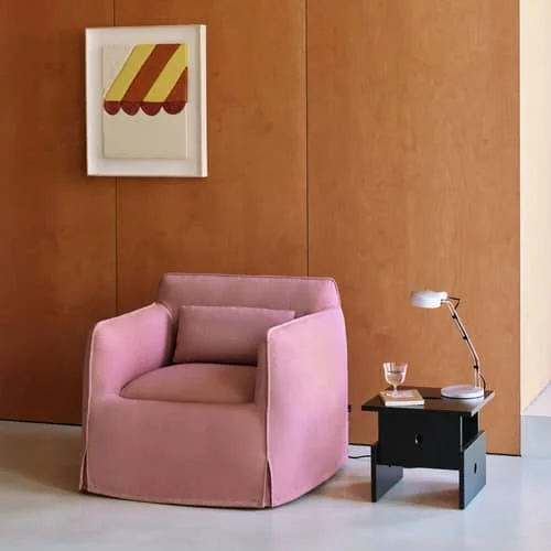 Accessory textile pink / Mimi Sofa Cushion - 48 x 22 cm - Hay – image 3