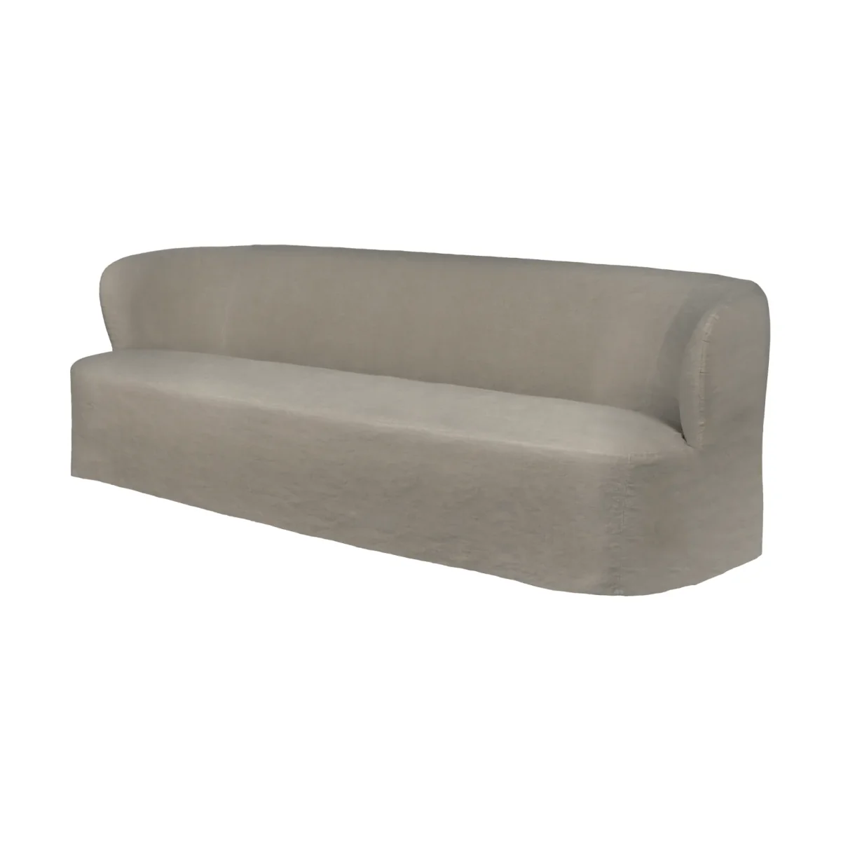 GUBI Stay Slipcover sofa Linen 0024 260x95 cm 4-seater – image 4