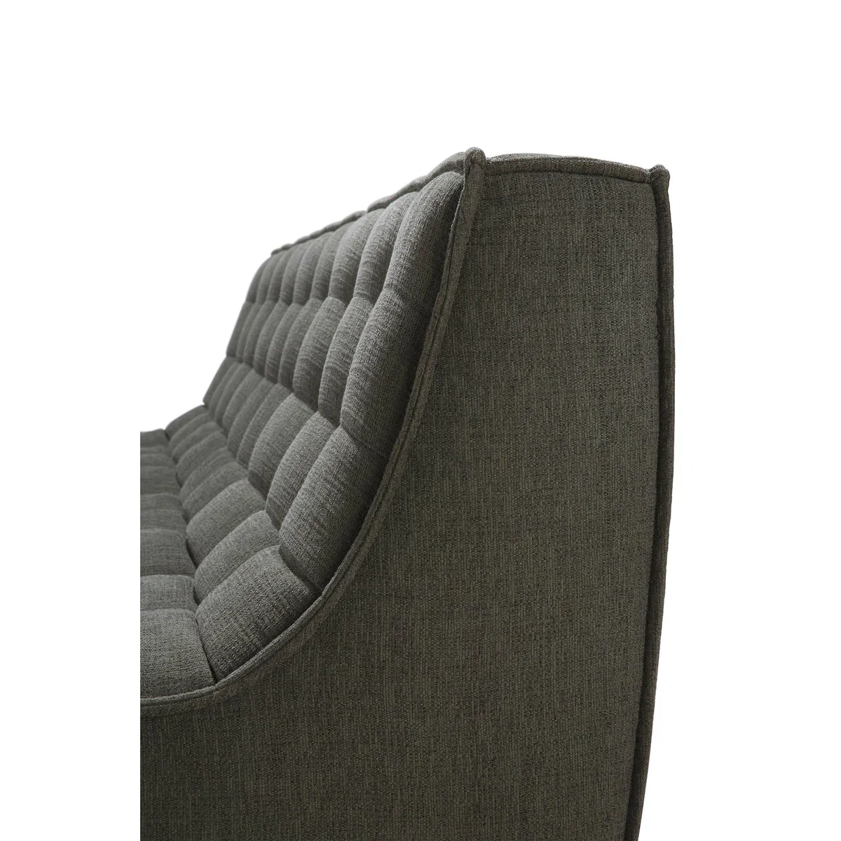 Ethnicraft N701 sofa 3 seater sofa Moss Eco fabric – image 2