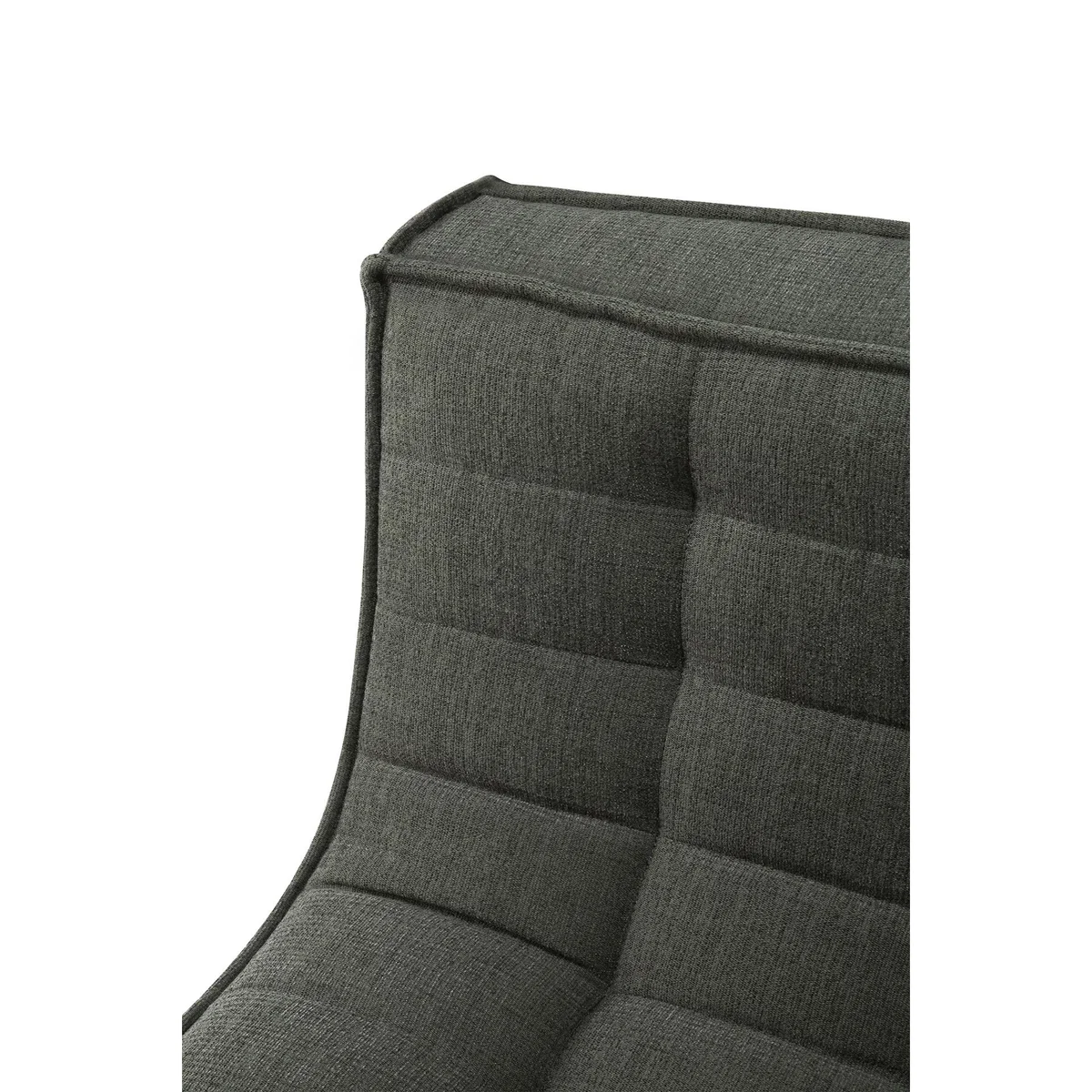 Ethnicraft N701 sofa 3 seater sofa Moss Eco fabric – image 11