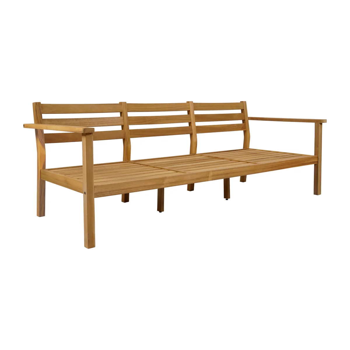 1898 Stockaryd sofa 3-seater teak/light grey – image 4