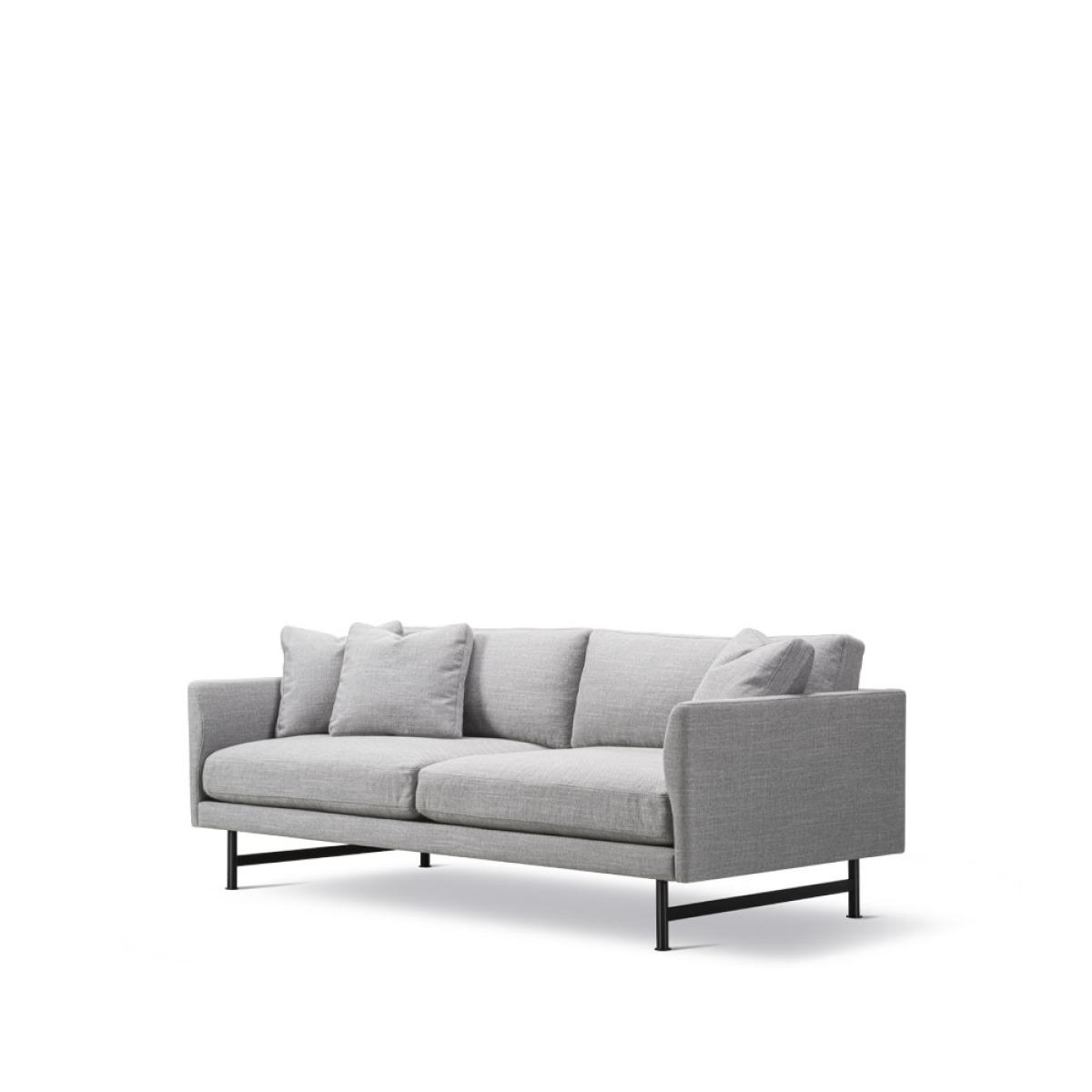 Fredericia Furniture Calmo 5622 sofa 2-seater Sunniva 242-black steel – image 2