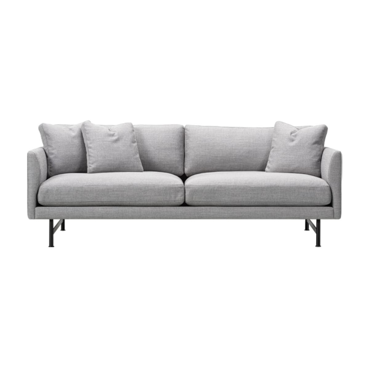 Fredericia Furniture Calmo 5622 sofa 2-seater Sunniva 242-black steel – image 1